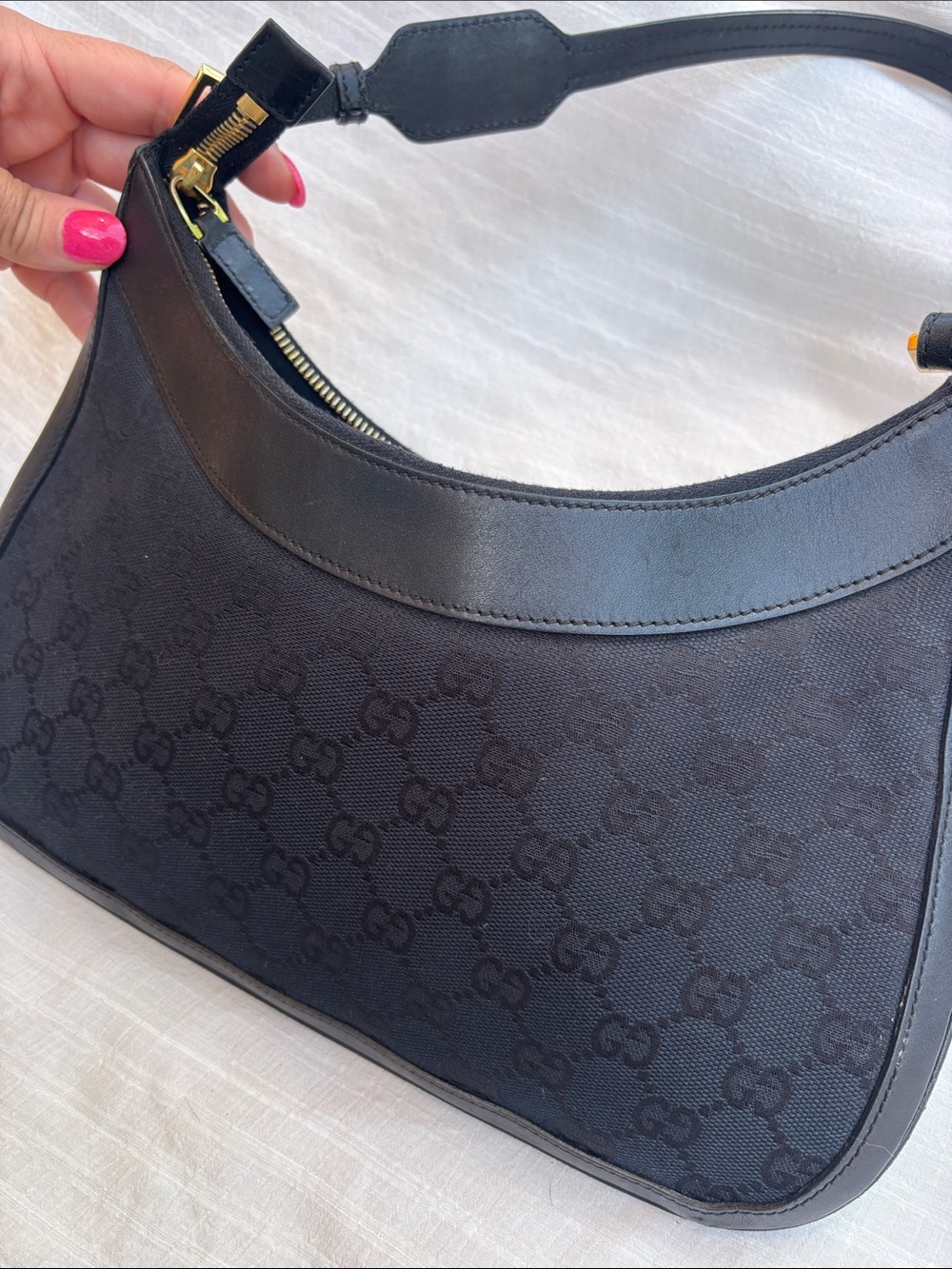Gucci Jackie Vintage GG Canvas Shoulder Bag - Picture 14 of 14